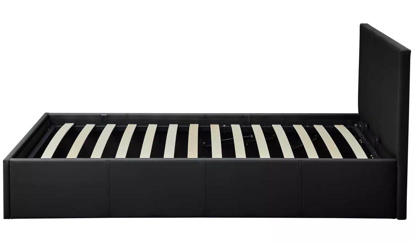 Lavendon Single End Open Ottoman Bed Frame - Black